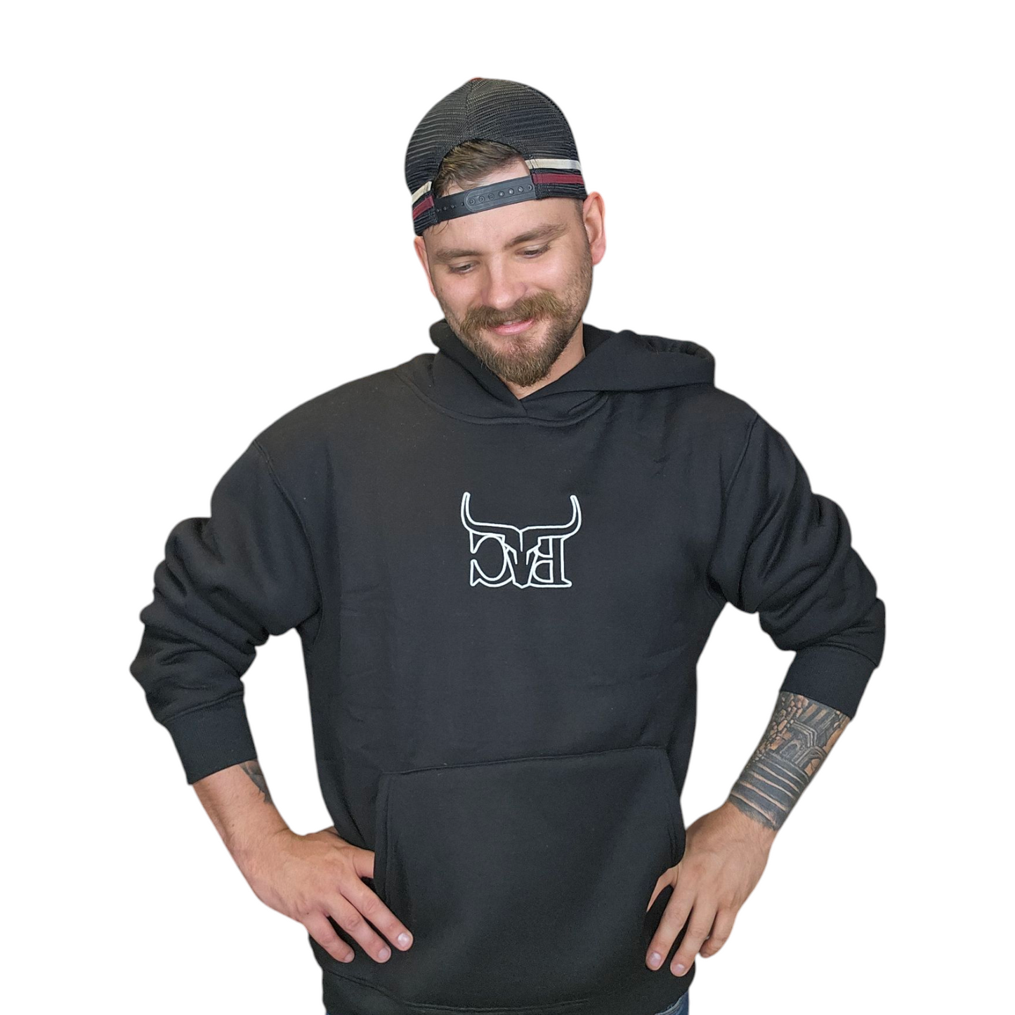 Bush Culture BC Embroidered Hoodie (Black)
