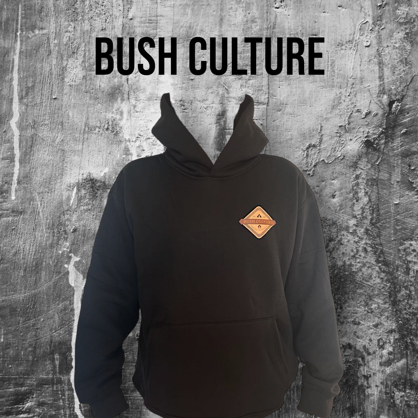 Bush Culture Winter Warrior Hoodie (Black)