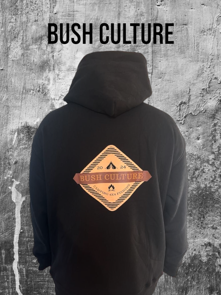 Bush Culture Winter Warrior Hoodie (Black)