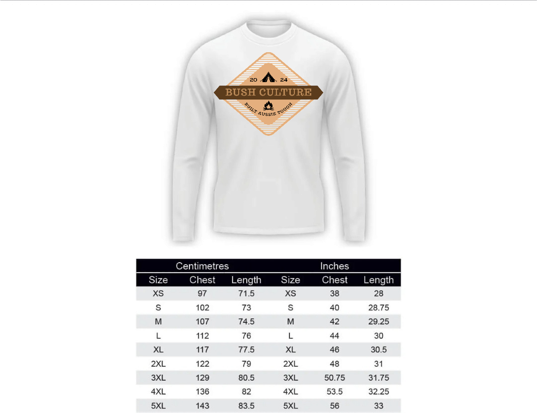 Bush Culture Classic Fit Tee shirt (White)