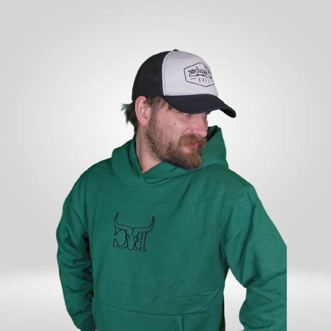 Bush Culture BC Embroidered Hoodie (Green)