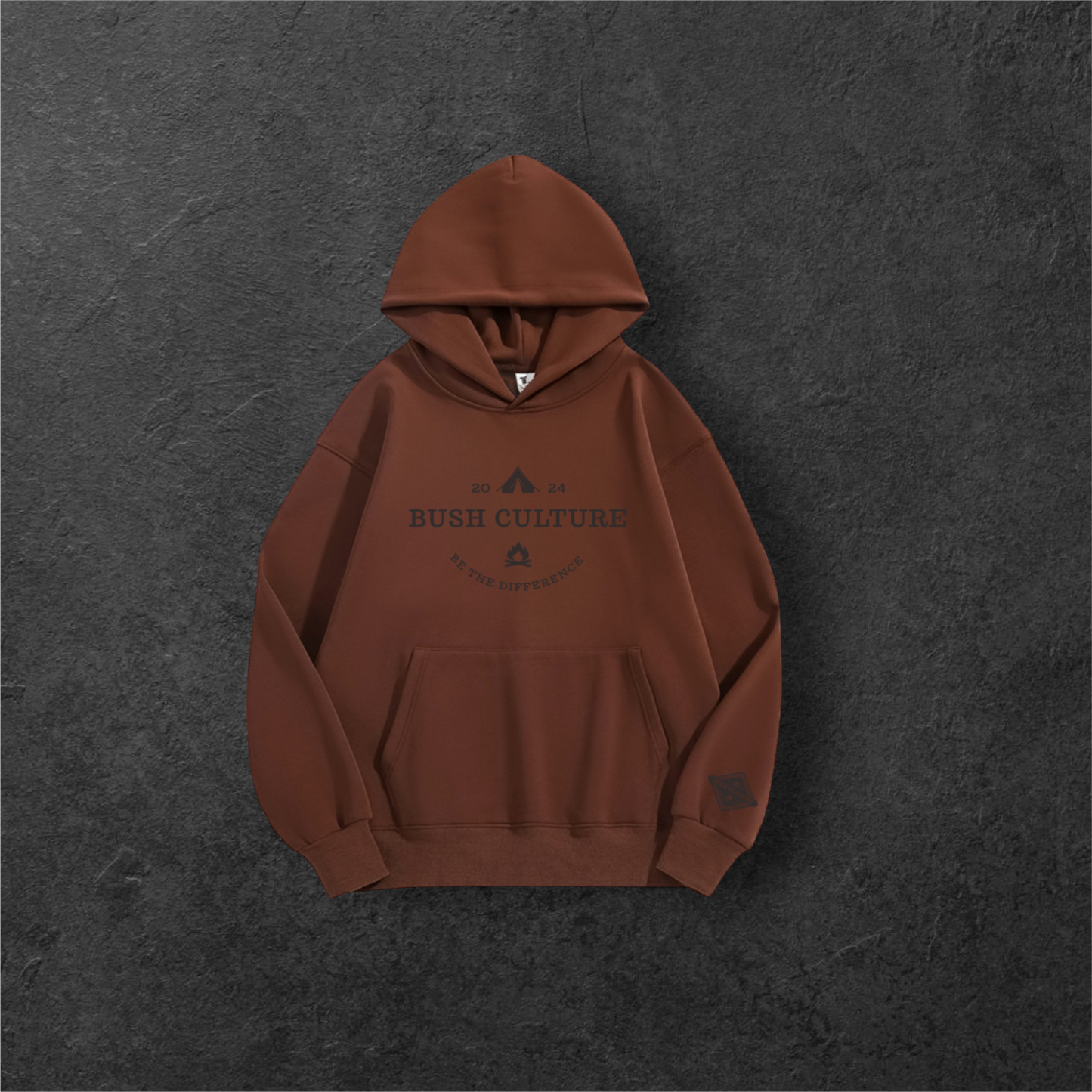 Winter Warrior Difference Hoodie (Brown) (25% OFF)