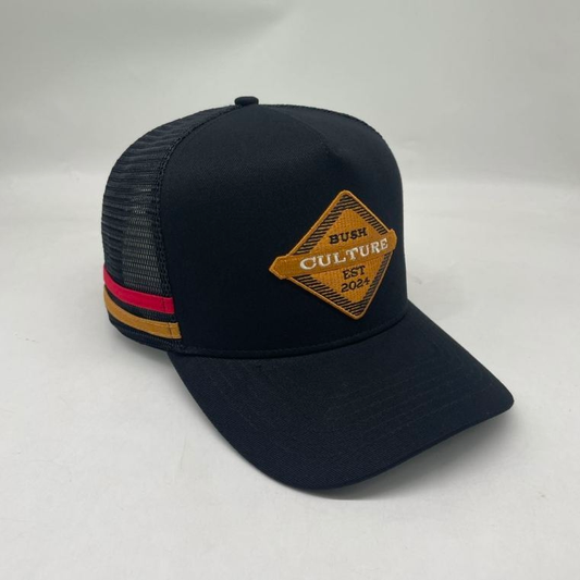 Bush Culture Trucker Cap (Black)