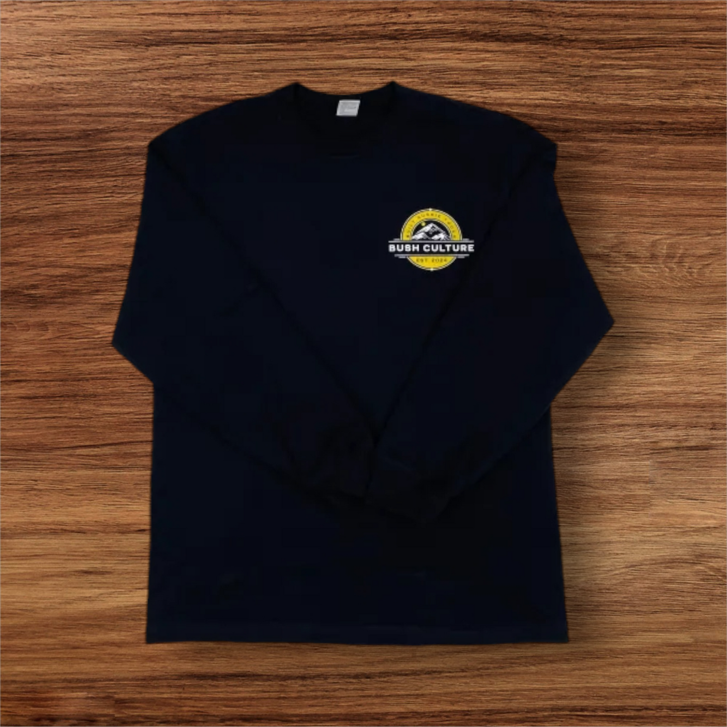 Bush Culture Classic Long Sleeve (Yellow Logo)