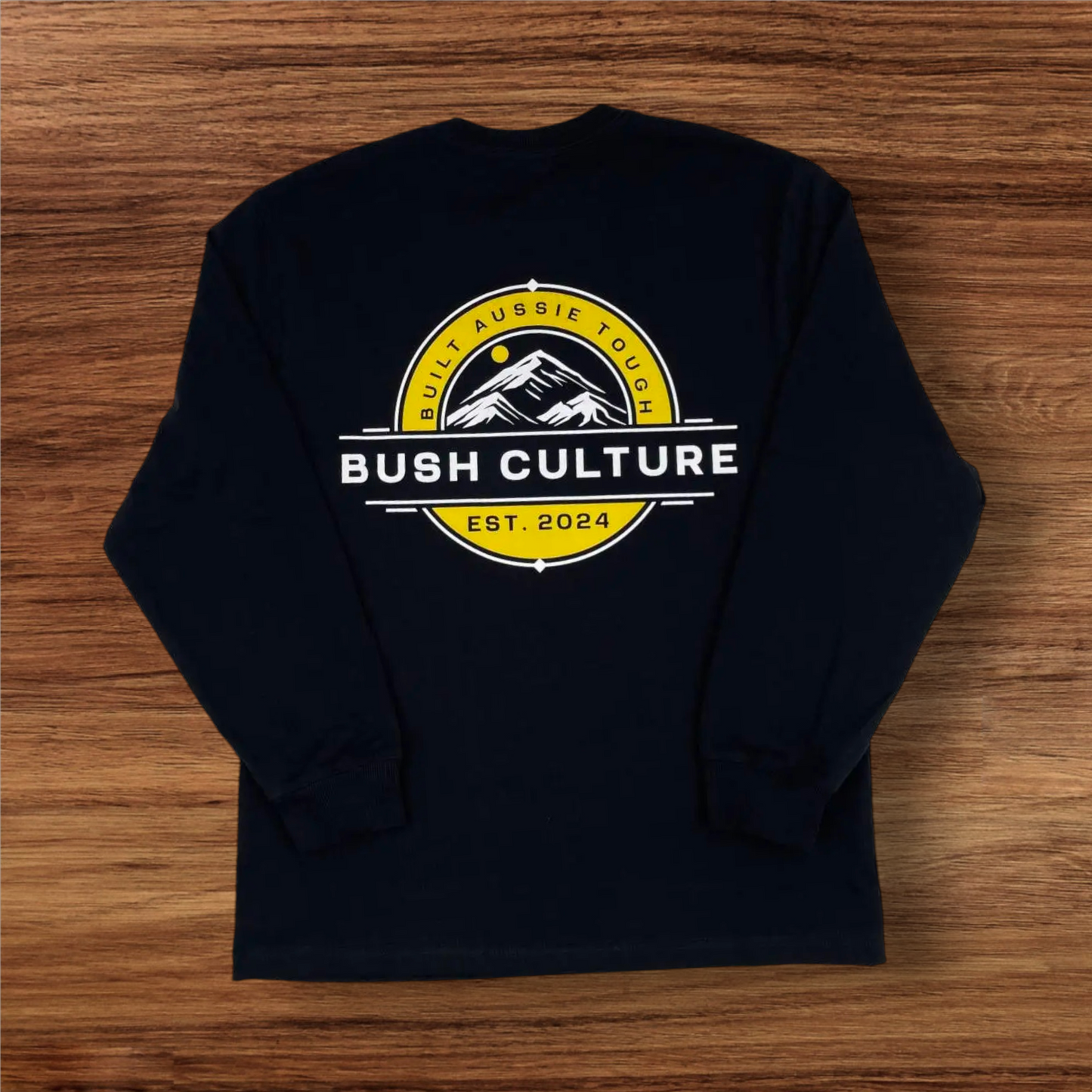 Bush Culture Classic Long Sleeve (Yellow Logo)