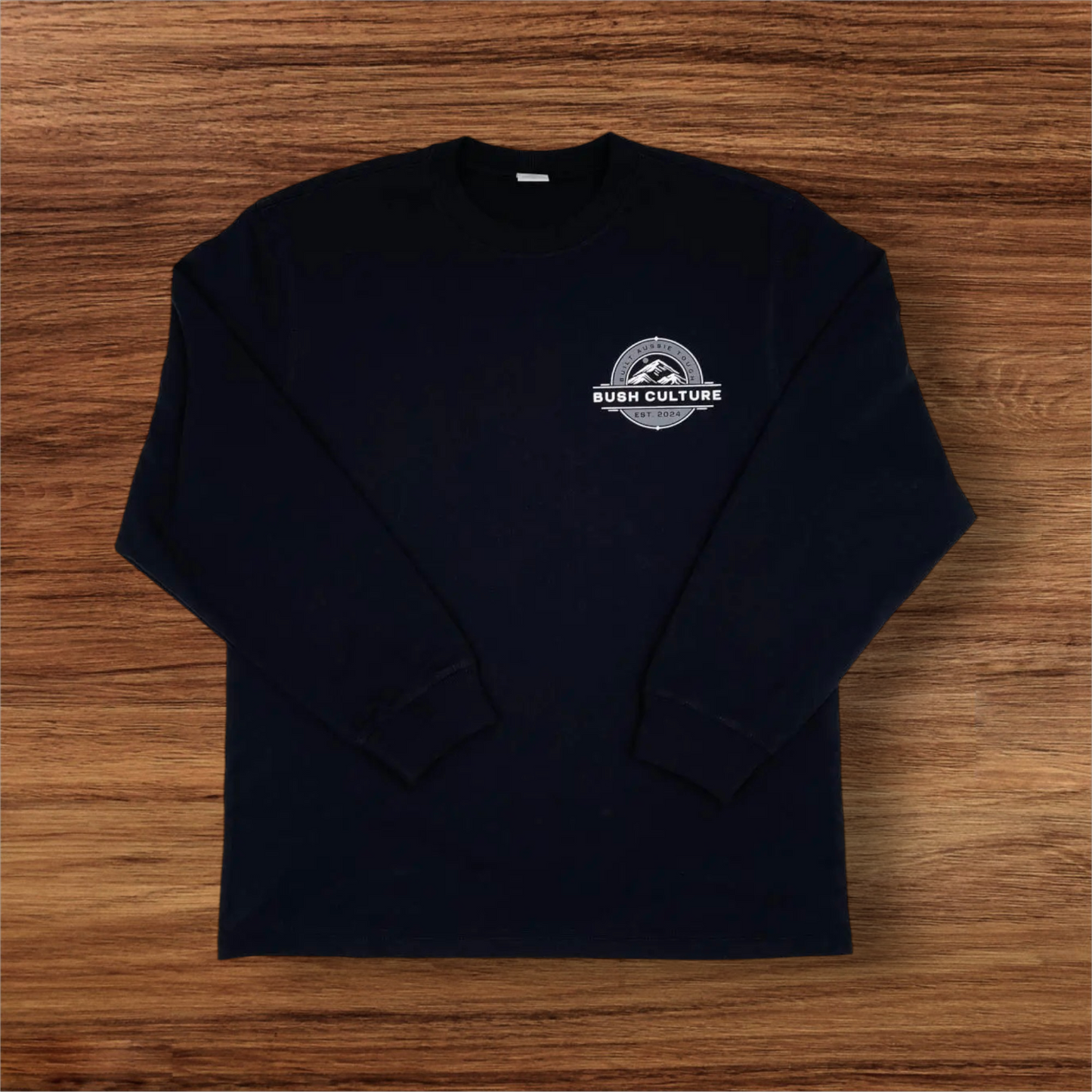 Bush Culture Classic Long Sleeve (Grey Logo)