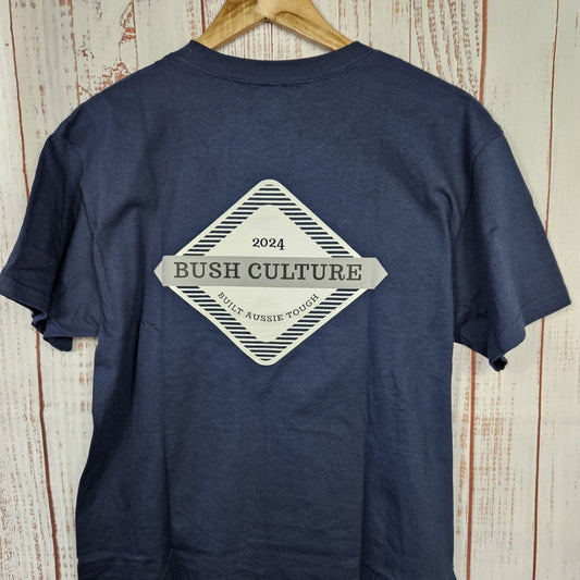 Bush Culture Classic Fit Tee shirt (Navy Blue)