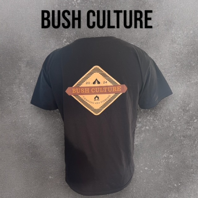 Bush Culture Classic Fit Tee shirt (Black)