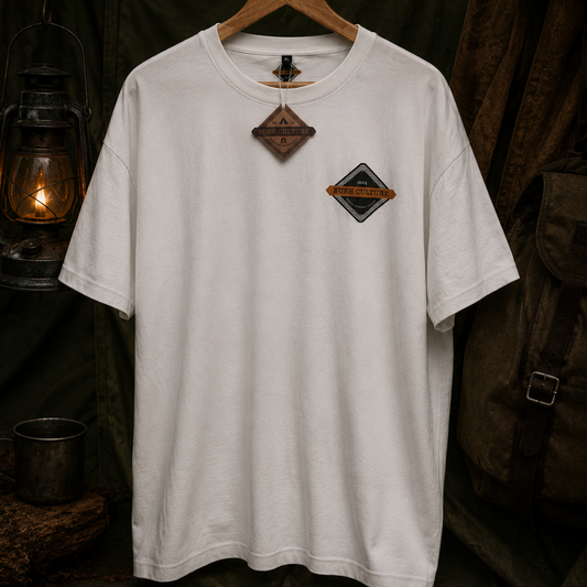 Bush Culture Classic Fit Tee shirt (White)