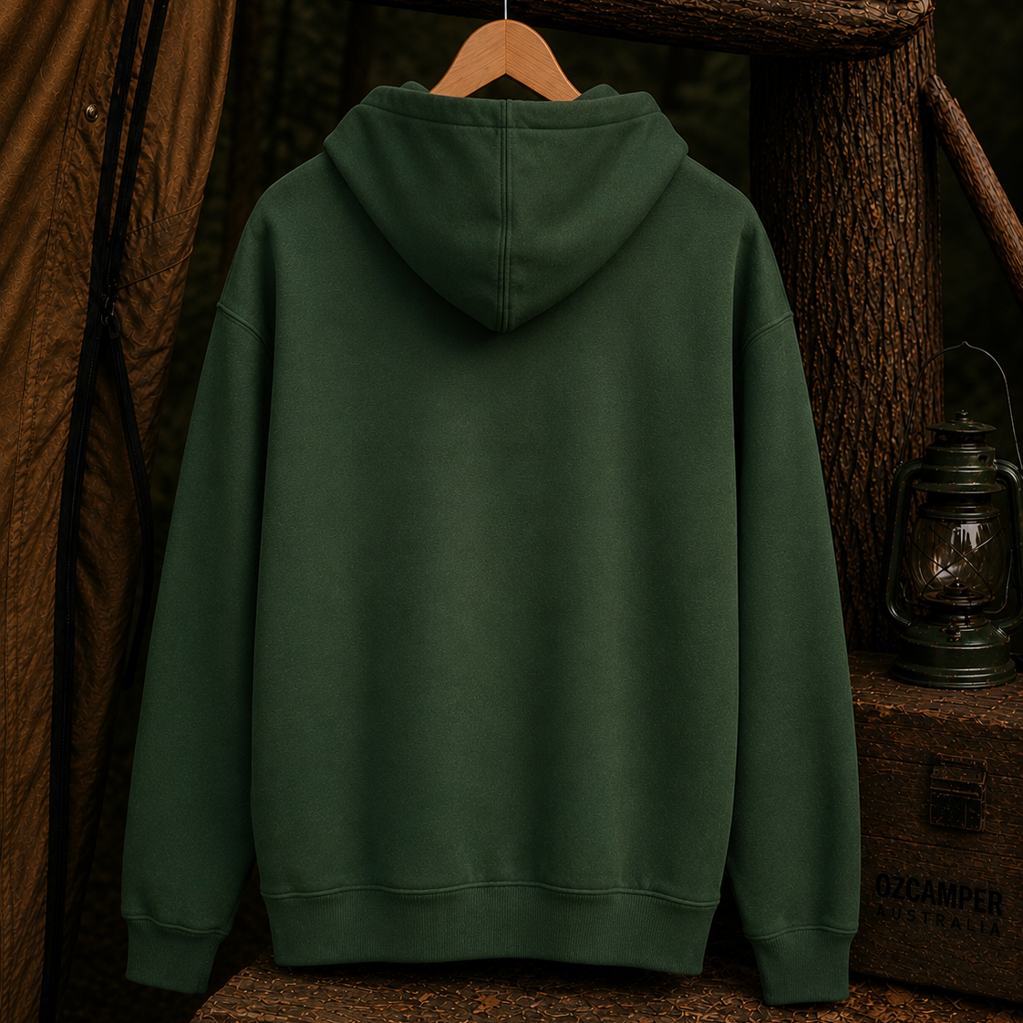 Bush Culture BC Embroidered Hoodie (Green)