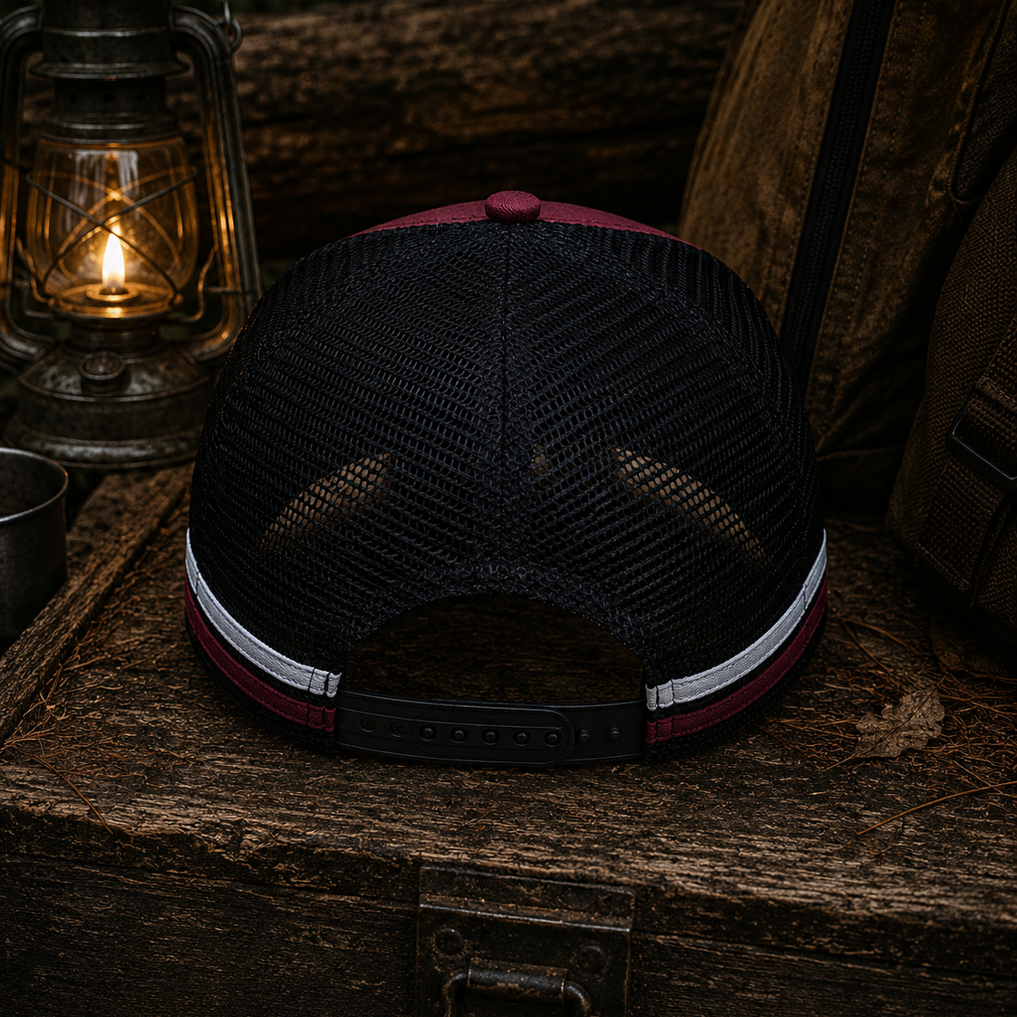 Bush Culture Trucker Cap (Maroon)