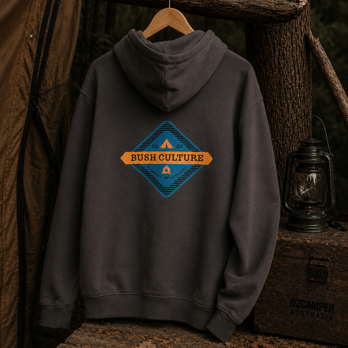 Bush Culture Winter Warrior Hoodie (Grey)